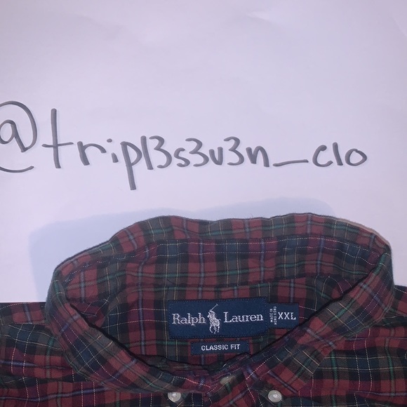 Polo Ralph Lauren Plaid Button down - Picture 3 of 4